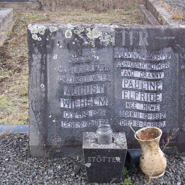 STÖTTER August Wilhelm 1895-1972 &amp; Pauline Elfrieda HOWE 1892-1980