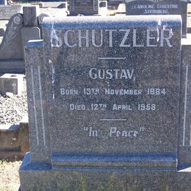SCHUTZLER Gustav 1884-1958