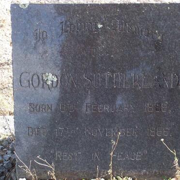 SUTHERLAND Gordon 1899-1966