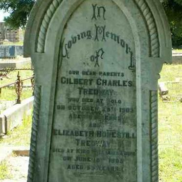 TREDWAY Gilbert Charles -1903 &amp; Elizabeth Hopestill  -1905