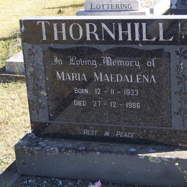 THORNHILL Maria Maedalena 1933-1986