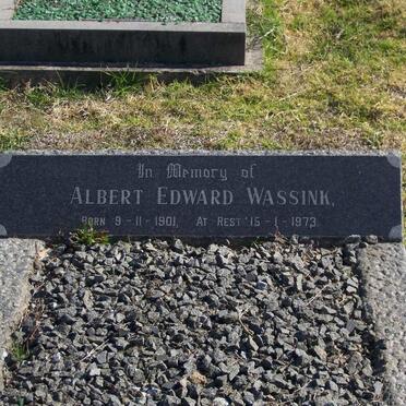 WASSINK Albert Edward 1901-1973