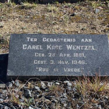 WENTZEL Carel Krog 1881-1946