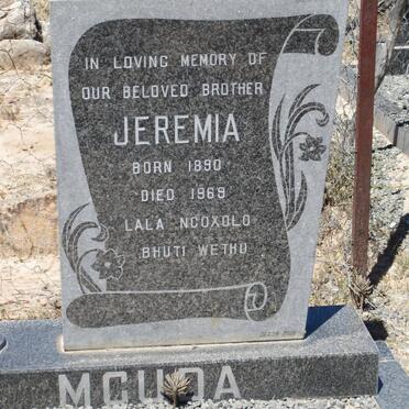 MGUDA Jeremia 1890-1969