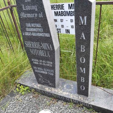 MABOMBO Sherrie-Mina Notobela 1888-1975