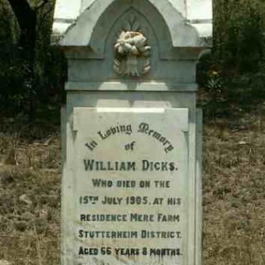 DICKS William  -1905