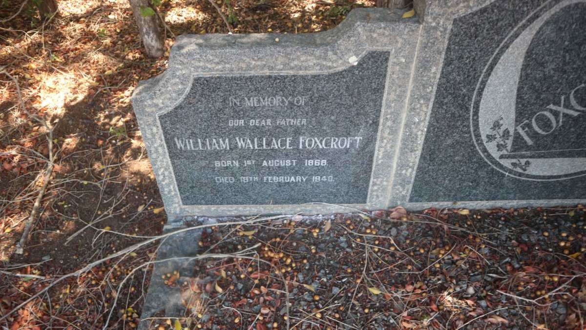 FOXCROFT William Wallace 1868-1940 &amp; Emma Faulkner FITZHENRY 1870-1953