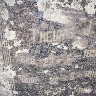 BOTHA Theunis J. 1858-1916 &amp; Hester M.D. BOTHA 1866-1954