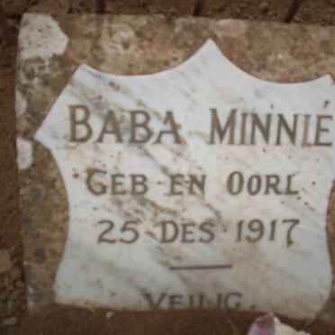MINNIE Baba 1917-1917