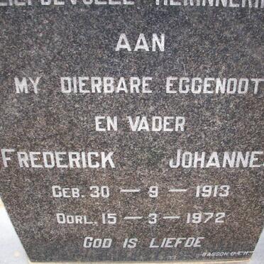 MEIRING Frederick Johannes 1913-1972