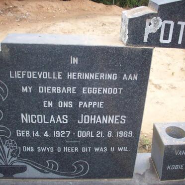 POTGIETER Nicolaas Johannes 1927-1969 &amp; Gertina Jacoba 1931-1978