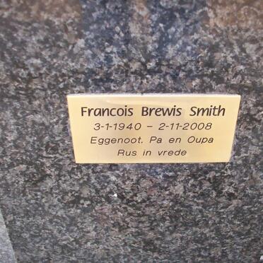 SMITH Frederick Antonie 1903-1945 &amp; Hester Carolina Maria BREWIS 1906-1947 :: SMITH Francois Brewis 1940-2008