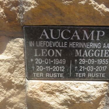 AUCAMP Leon 1949-2012 &amp; Maggie 1955-2017