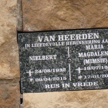 HEERDEN Nielbert, van 1932-2015 &amp; Magdalena 1934-2023