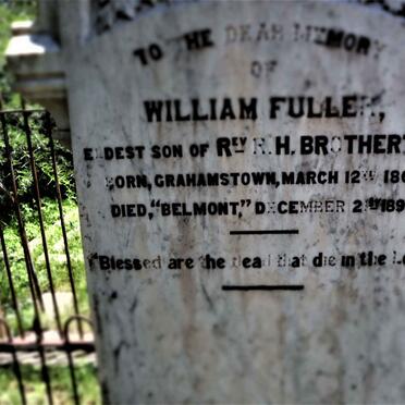 BROTHERTON William Fuller 1863-1898