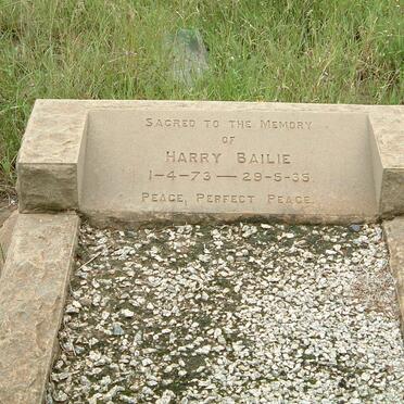BAILIE Harry 1873-1935