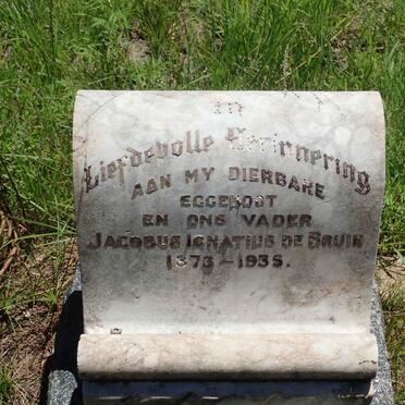 BRUIN Jacobus Ignatius, de 1873-1935