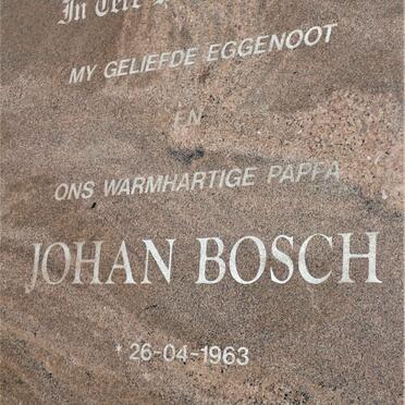 BOSCH Johan 1963-2007