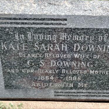 DOWNING Kate Sarah 1864-1985