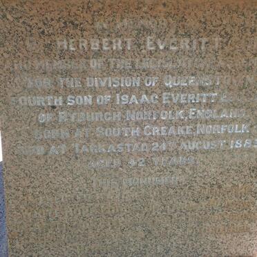 EVERITT D. Herbert -1883