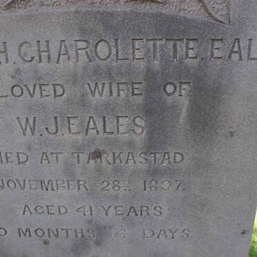 EALES William James 1859-1931 &amp; ?eth Charolette -1897