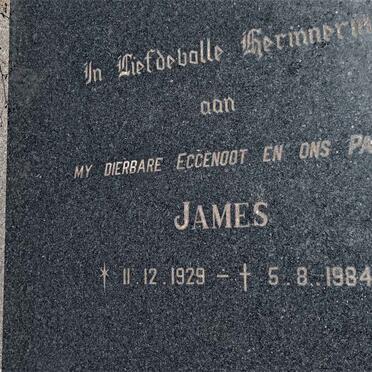 GOOSEN James 1929-1984 &amp; Delicia 1935-2015