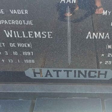 HATTINGH Pieter Willemse 1897-1988 &amp; Anna Remmerta LOOTS 1898-1981