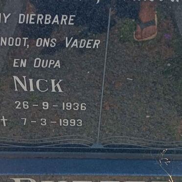 PUTTER Nick 1936-1993