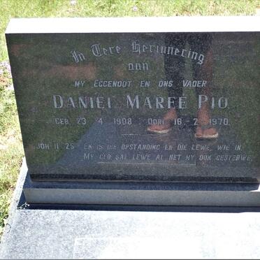 PIO Daniel Maree 1908-1970