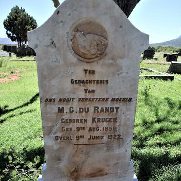 RANDT M.C., du nee KRUGER 1859-1922