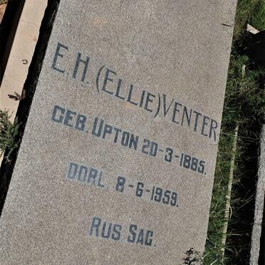 VENTER E.H. nee UPTON 1885-1959