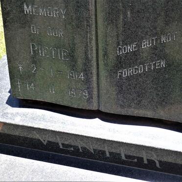 VENTER Pietie 1914-1979