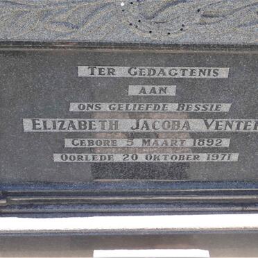 VENTER Elizabeth Jacoba 1892-1971