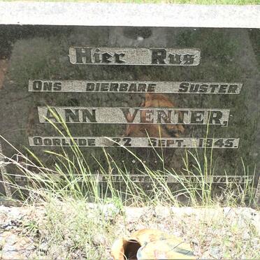 VENTER Ann -1945