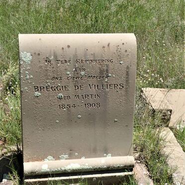 VILLIERS Breggie, de nee MARTIN 1854-1908