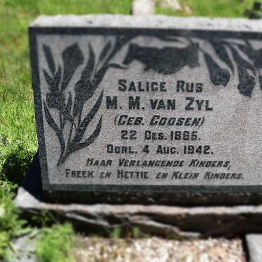 ZYL M.M., van nee GOOSEN 1865-1942