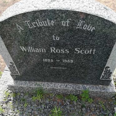 SCOTT William Ross 1885-1959 &amp; Maude Gladys HYSLOP 1883-1963