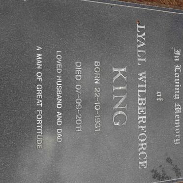 KING Lyall Wilberforce 1931-2011