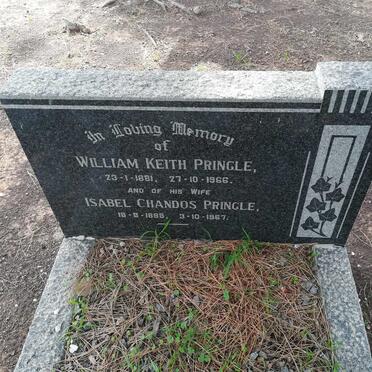 PRINGLE William Keith 1881-1966 &amp; Isobel Chandos 1888-1967