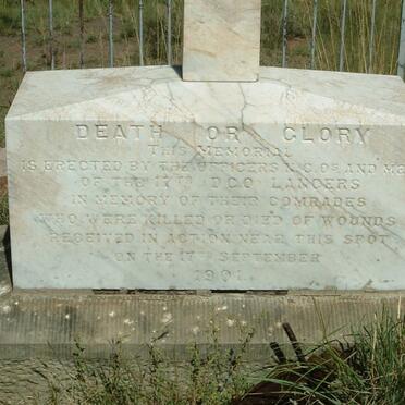 Main memorial stone Modderfontein_1