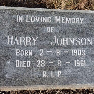JOHNSON Harry 1903-1961