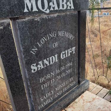 MQABA Sandi Gift 1994-2011