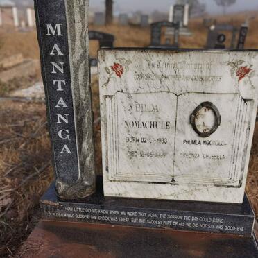 MANTANGA Hilda Nomachule 1933-1999