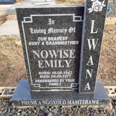 LWANA Nowise Emily 1943-1977