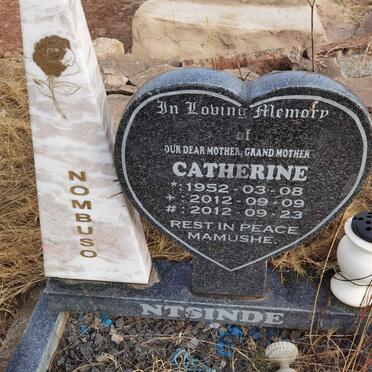 NUMBSO Catherine 1952-2012