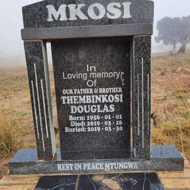 MKOSI Thembinkosi Douglas 1956-2019
