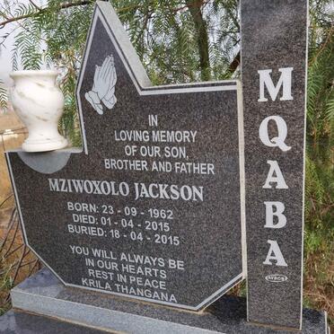 MQABA Mziwoxolo Jackson 1962-2015