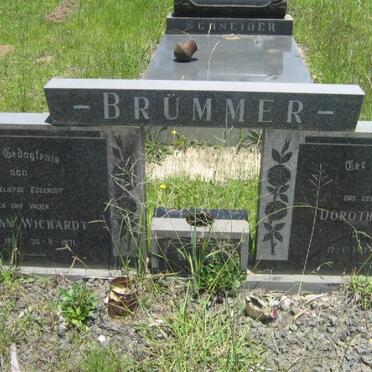 BRUMMER Johann Wichardt 1912-1971 &amp; Dorothea Maria KOTZE -1983