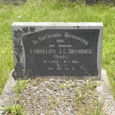 BRUMMER Cornelius J.G. 1926-1963
