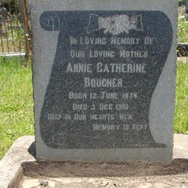 BOUCHER Annie Catherine 1874-1951